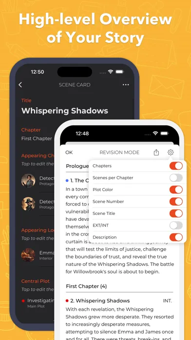Capturas de pantalla de Story Planner for Writers