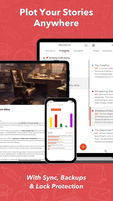 Capturas de pantalla de Story Planner for Writers