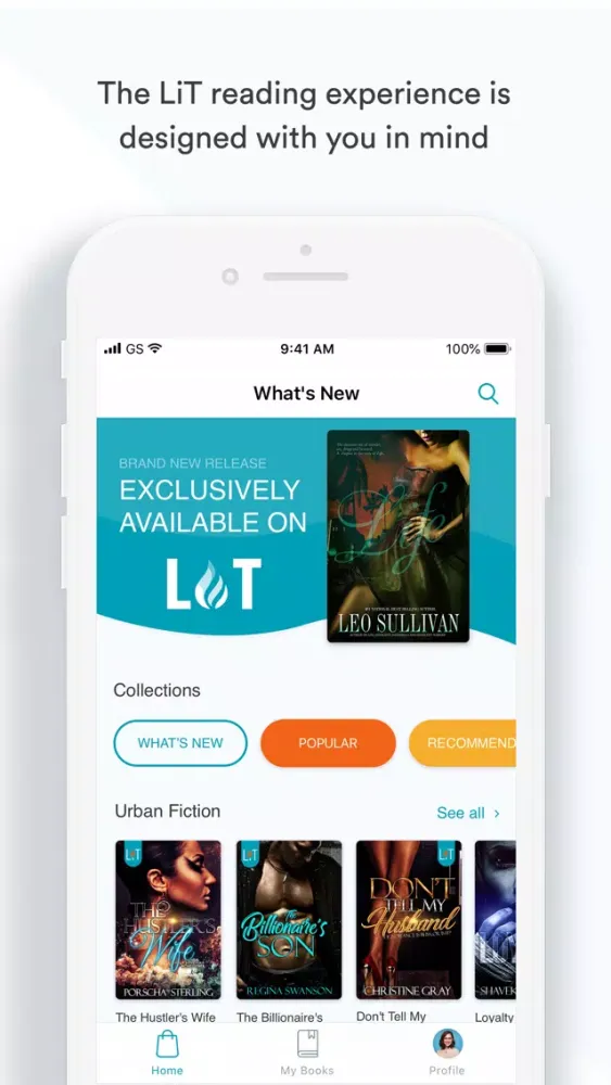 LiT: Romance Fiction Books سکرین شاٹس