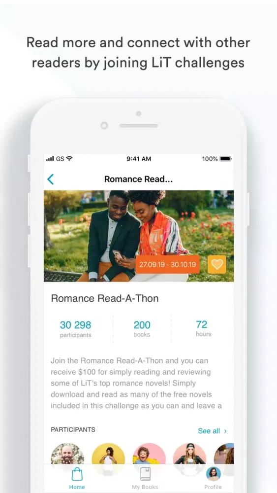 LiT: Romance Fiction Books سکرین شاٹس