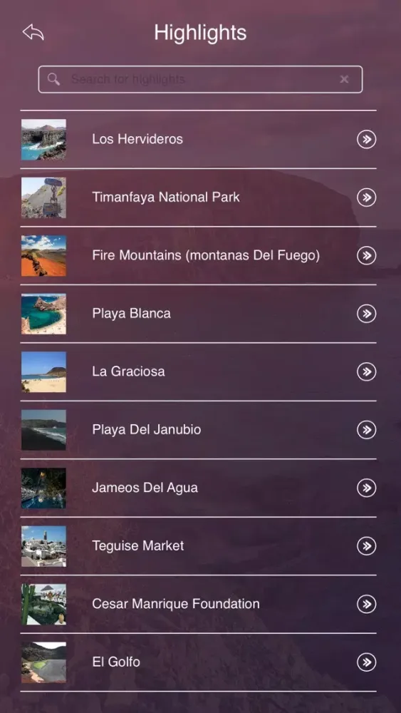 Capturas de pantalla de Lanzarote Island Travel Guide