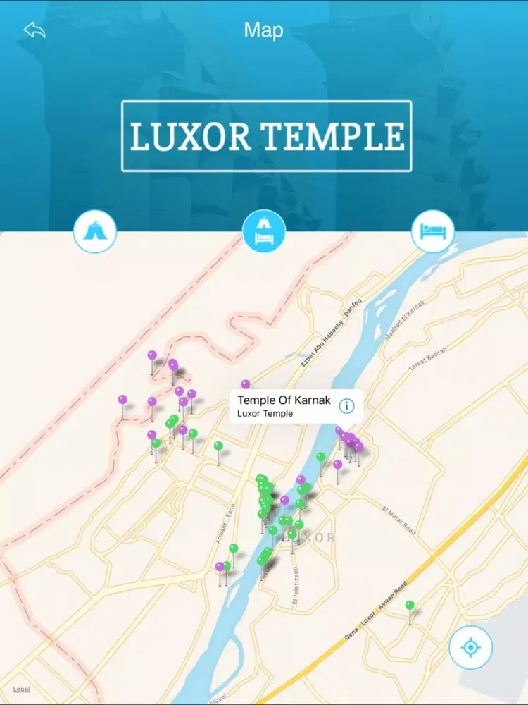 Tangkapan layar Luxor Temple iPad 