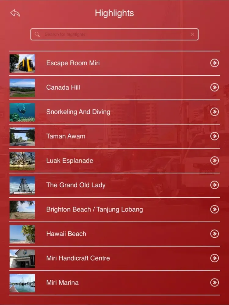 Miri Travel Guide iPad 應用截圖