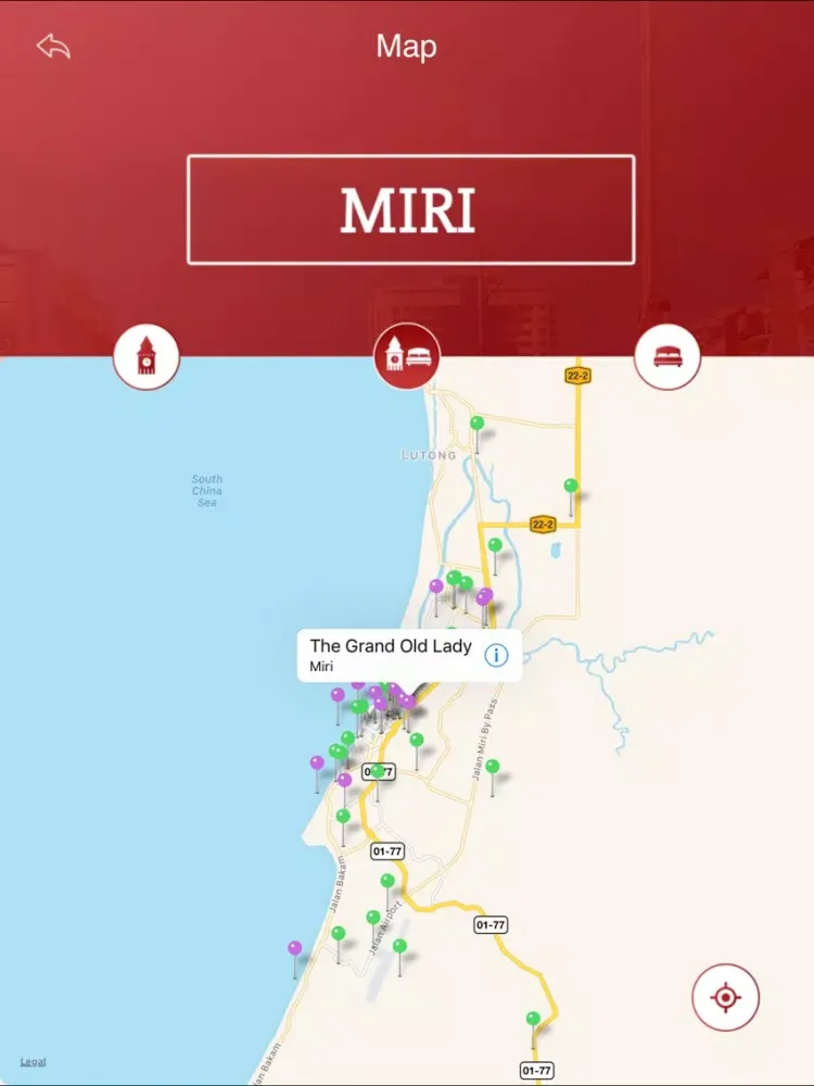 Miri Travel Guide iPad 應用截圖