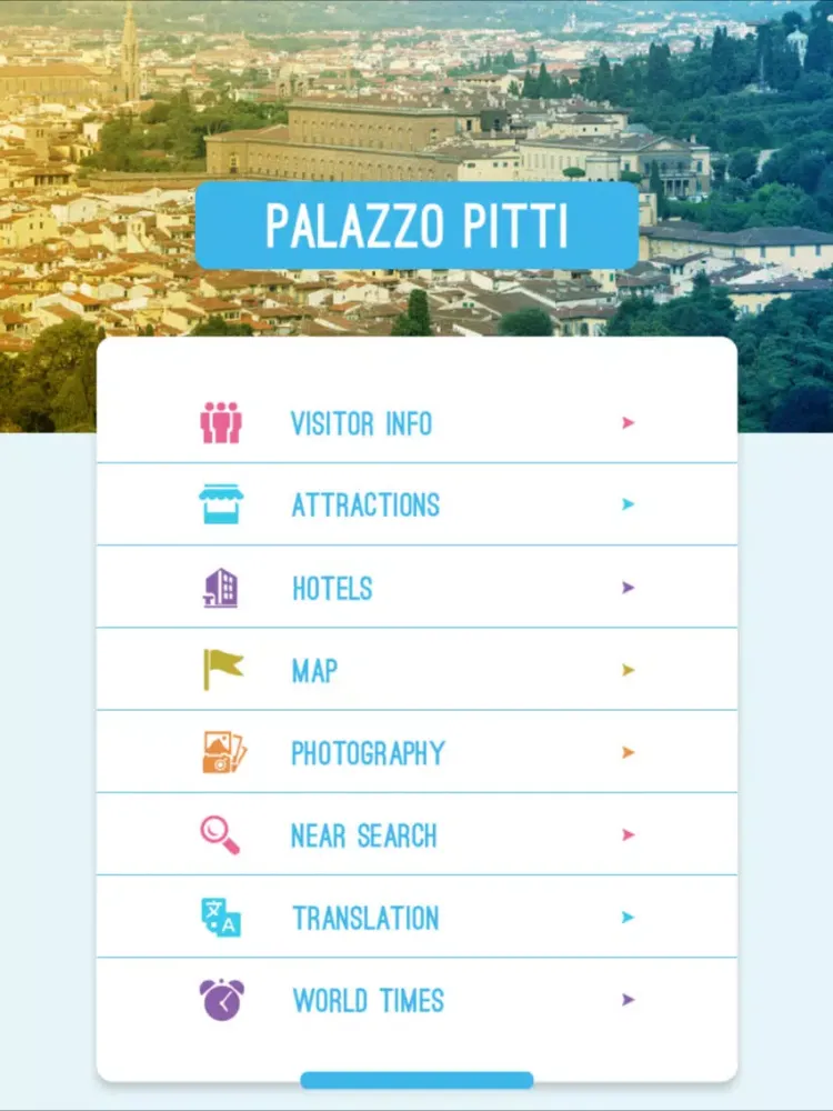 Palazzo Pitti iPad  Screenshots
