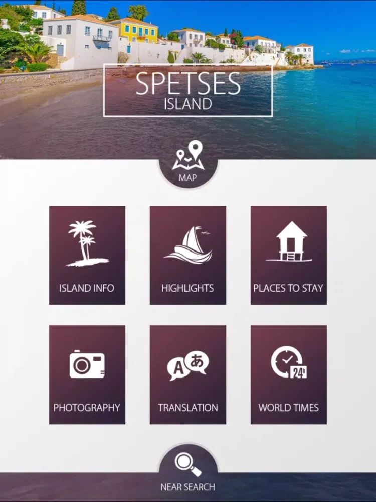 Ảnh chụp màn hình của Spetses Island Travel Guide iPad 