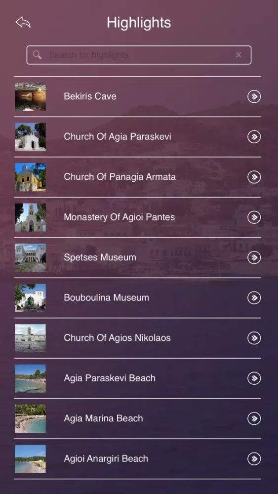 Ảnh chụp màn hình của Spetses Island Travel Guide