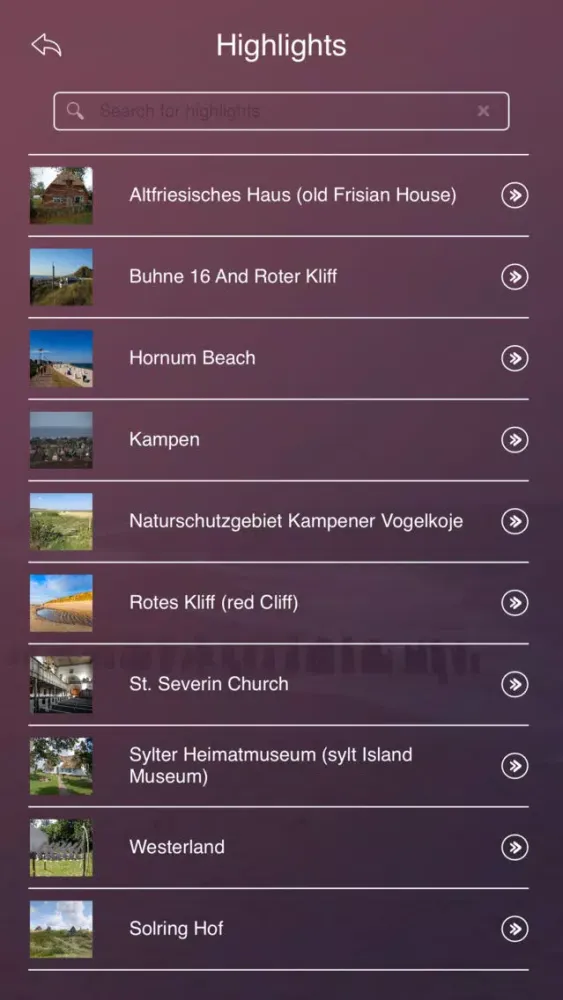 Tangkapan layar Sylt Island Travel Guide