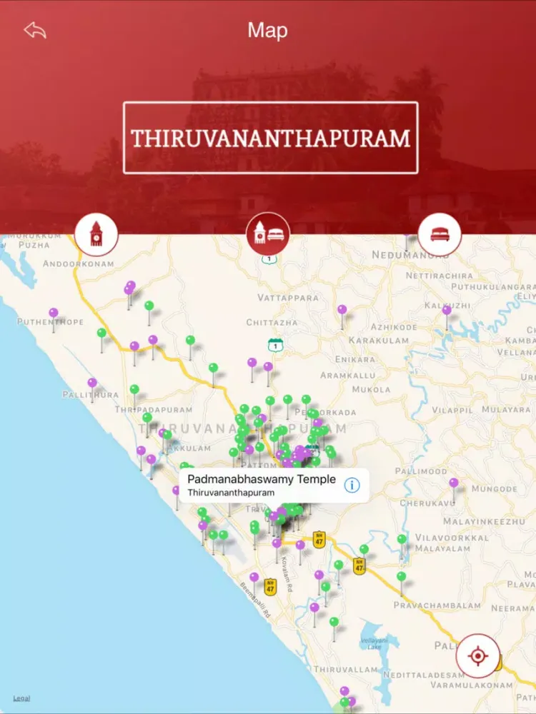Скриншоты Thiruvananthapuram Travel Guide iPad 