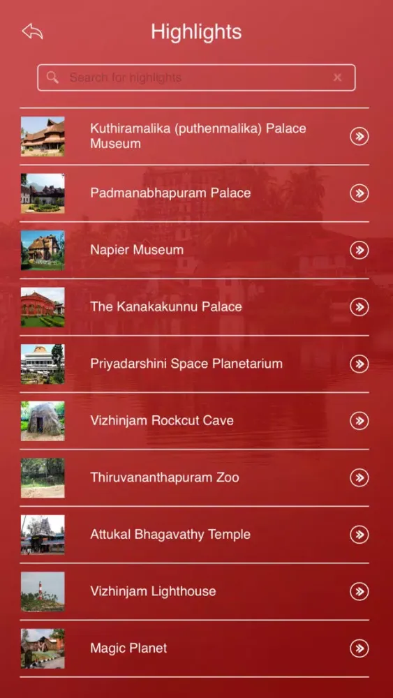 Скриншоты Thiruvananthapuram Travel Guide