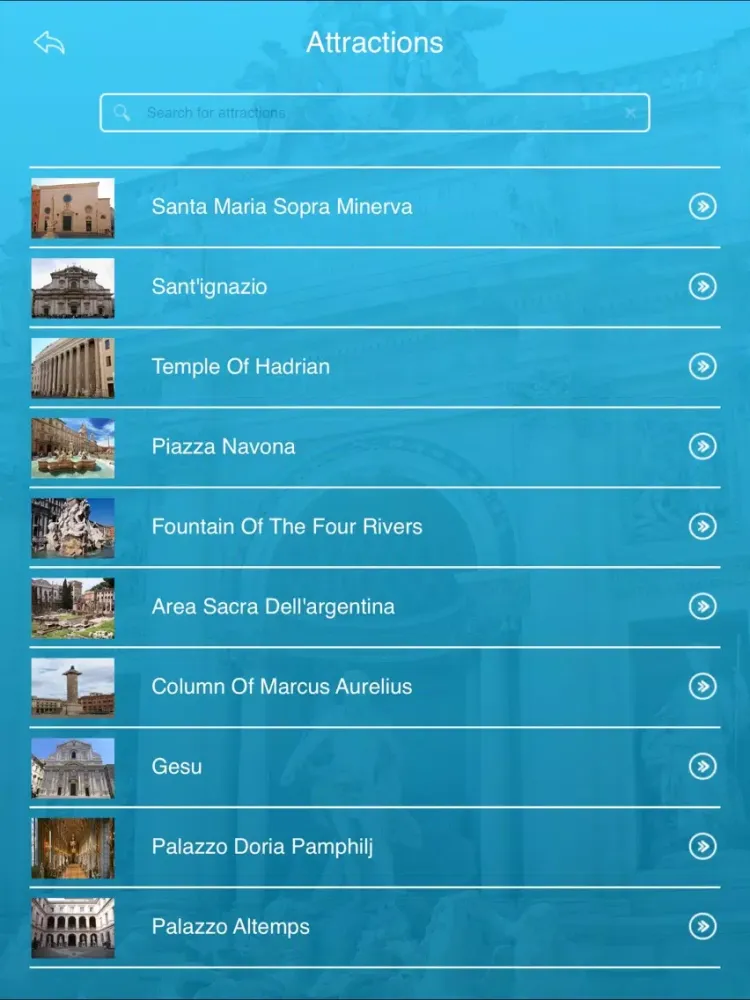 Capturas de pantalla de Trevi Fountain iPad 