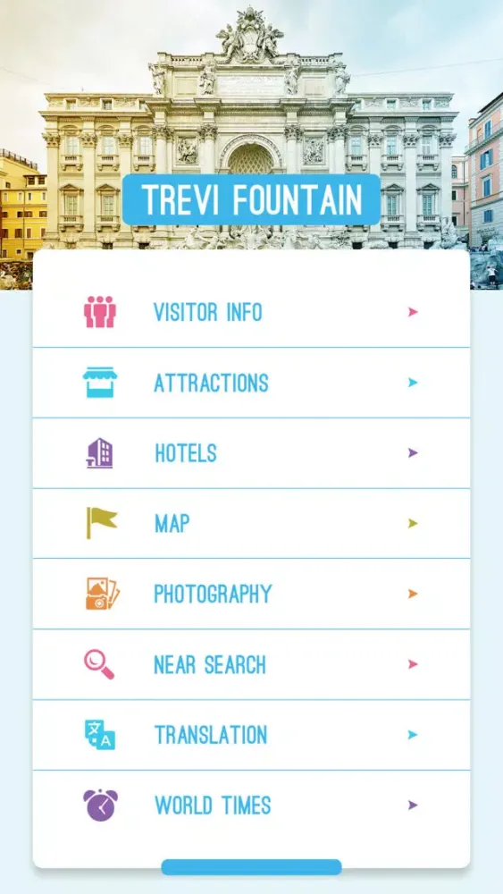 Capturas de pantalla de Trevi Fountain
