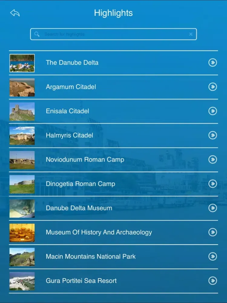 Скриншоты Tulcea Tourism Guide iPad 