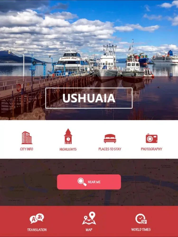 Ushuaia Tourist Guide iPad 應用截圖