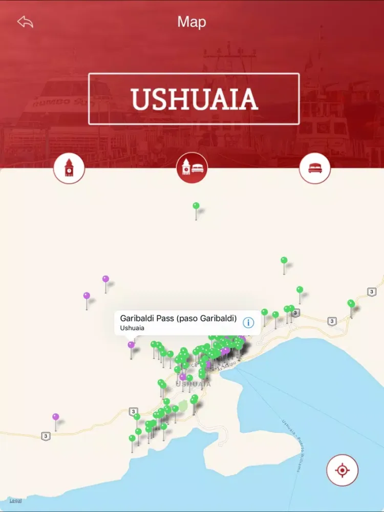 Ushuaia Tourist Guide iPad 應用截圖