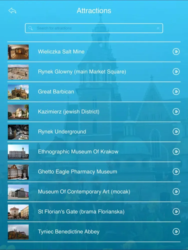 Ảnh chụp màn hình của Wawel Cathedral iPad 