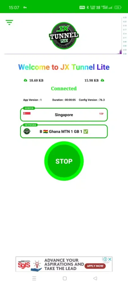 JXTunnel Lite - Unblock Proxy Screenshots