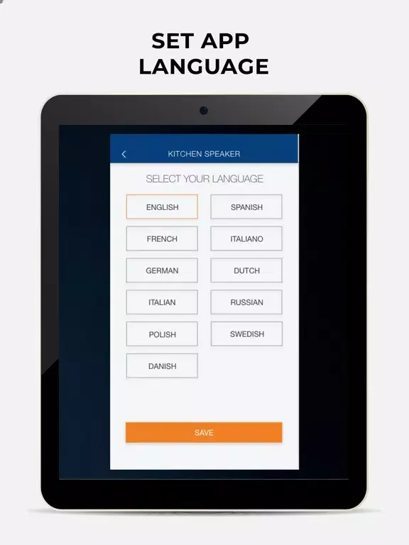 Ảnh chụp màn hình của LA BT 5 Setup iPad 