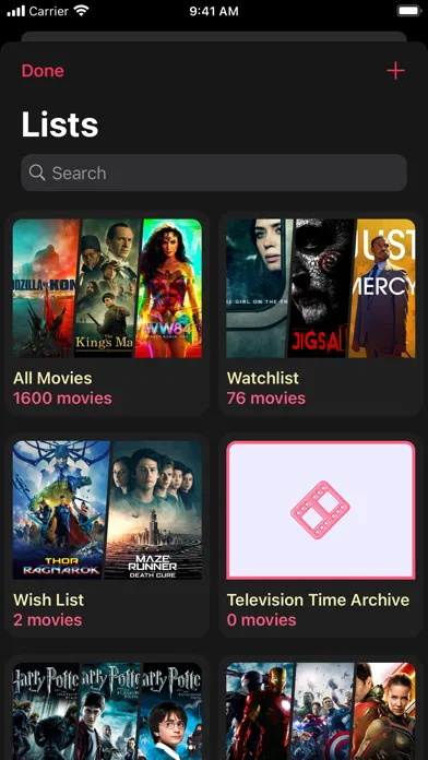 Zrzuty ekranu Cinema Time