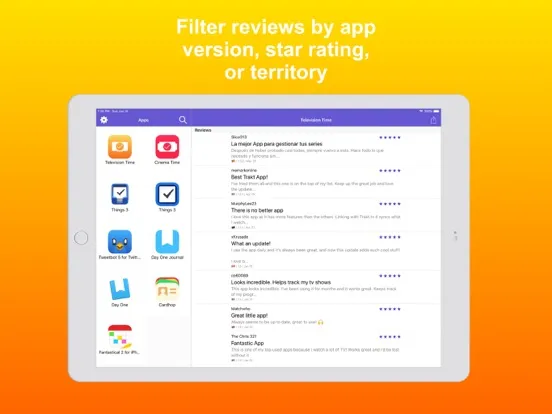Zrzuty ekranu Reviews Time iPad 