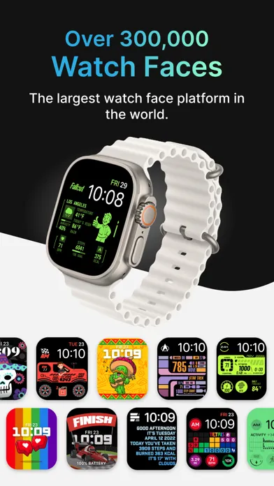 Capturas de tela do Watch Faces by Facer
