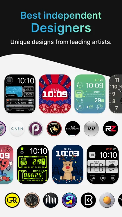 Capturas de tela do Watch Faces by Facer