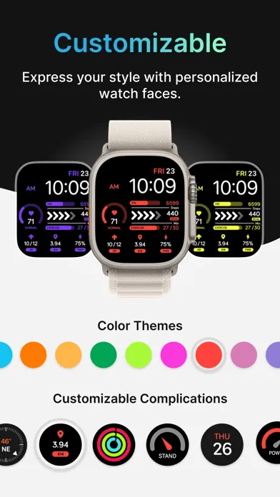 Capturas de tela do Watch Faces by Facer