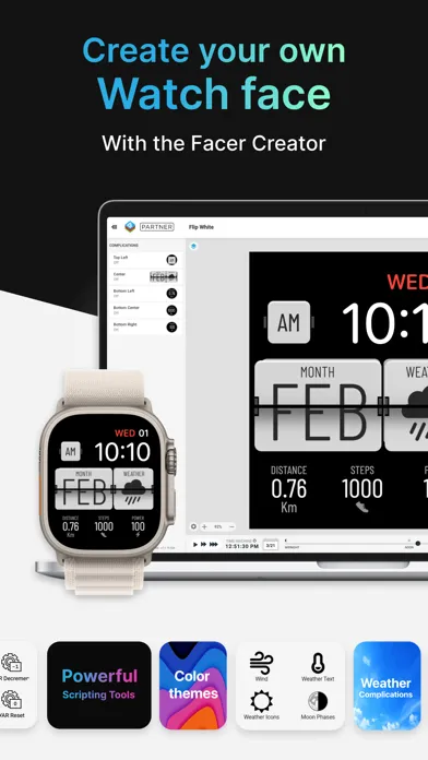 Capturas de tela do Watch Faces by Facer