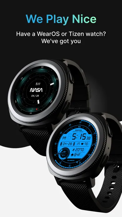 Capturas de tela do Watch Faces by Facer