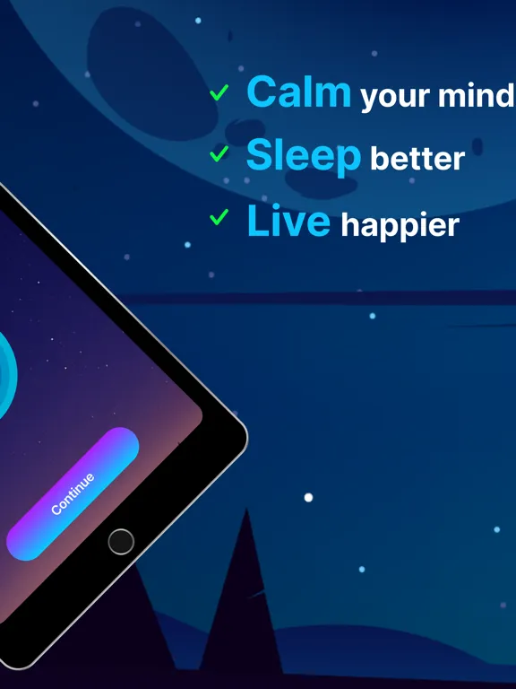 Capturas de tela do Easy Sleep: Sounds and Stories iPad 