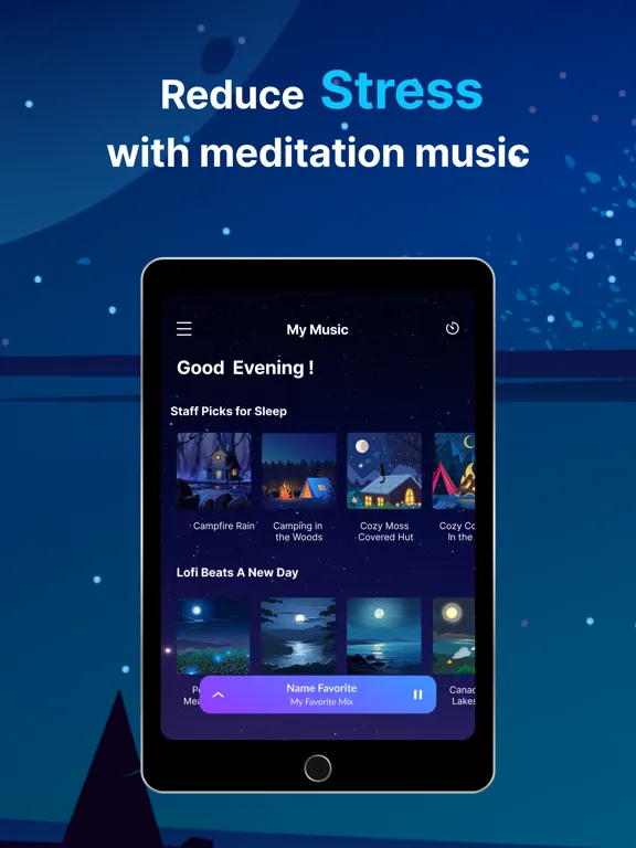 Capturas de tela do Easy Sleep: Sounds and Stories iPad 