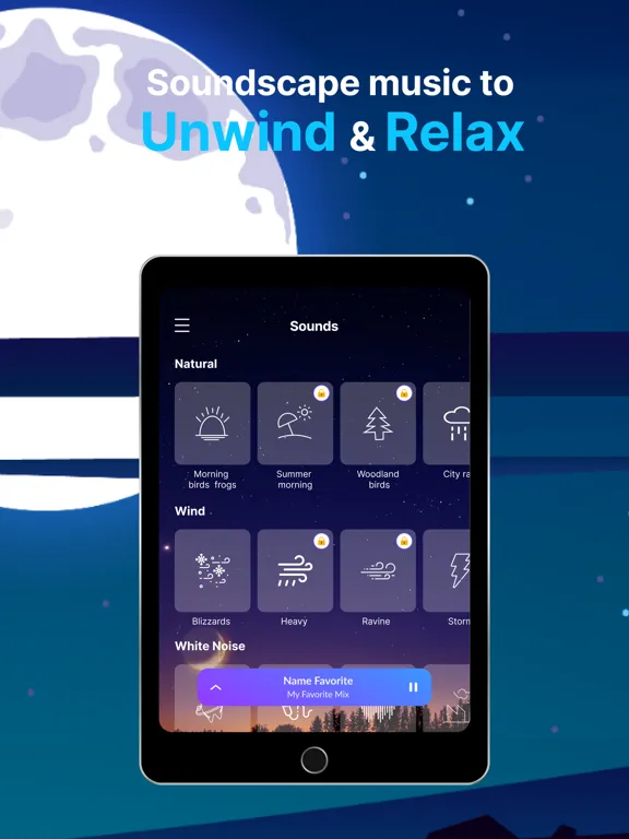 Capturas de tela do Easy Sleep: Sounds and Stories iPad 