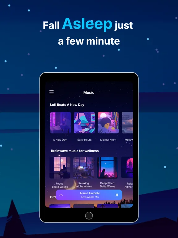 Capturas de tela do Easy Sleep: Sounds and Stories iPad 
