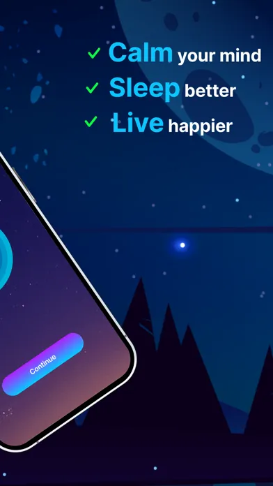 Capturas de tela do Easy Sleep: Sounds and Stories