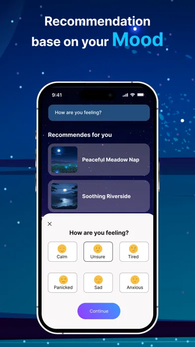 Capturas de tela do Easy Sleep: Sounds and Stories