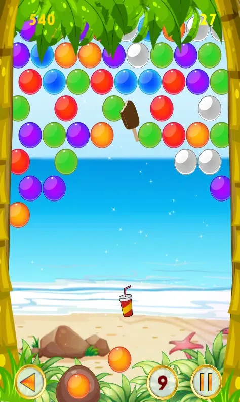 Ảnh chụp màn hình của Christmas games Bubble shooter