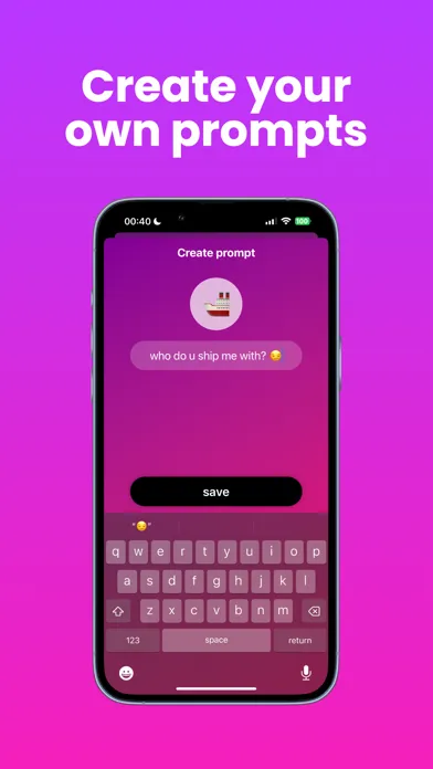 WYS - prompts for friends سکرین شاٹس