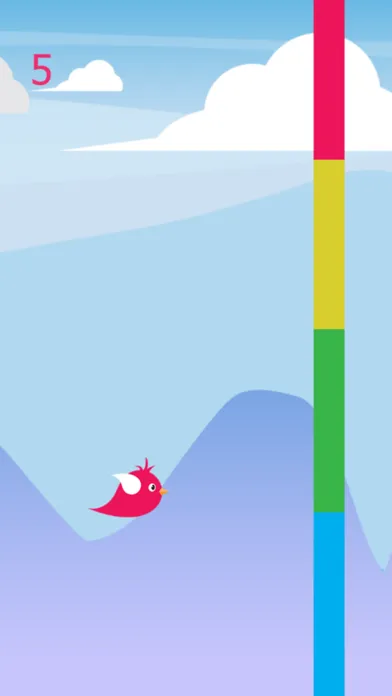 Mr Flappy : Help Tiny Bird Hero Crush The Endless Color Battle سکرین شاٹس