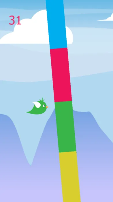 Mr Flappy : Help Tiny Bird Hero Crush The Endless Color Battle سکرین شاٹس