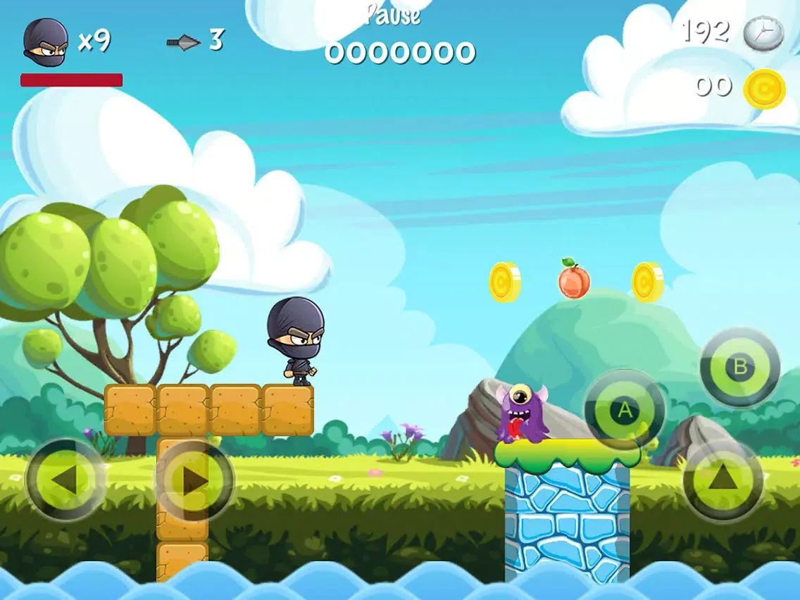 ภาพหน้าจอของ Super Ninja Run - Fun Adventure Games iPad 