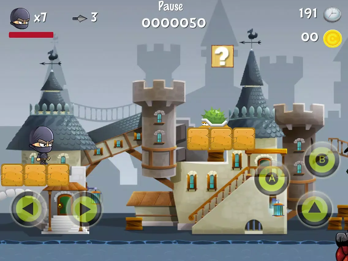 ภาพหน้าจอของ Super Ninja Run - Fun Adventure Games iPad 