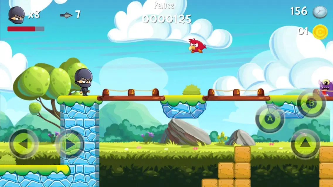 ภาพหน้าจอของ Super Ninja Run - Fun Adventure Games