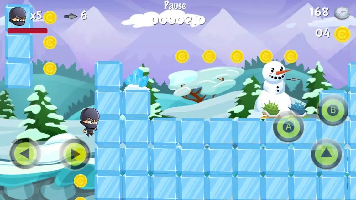 ภาพหน้าจอของ Super Ninja Run - Fun Adventure Games