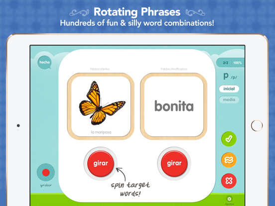 Capturas de tela do Articulation Station Pro Es iPad 