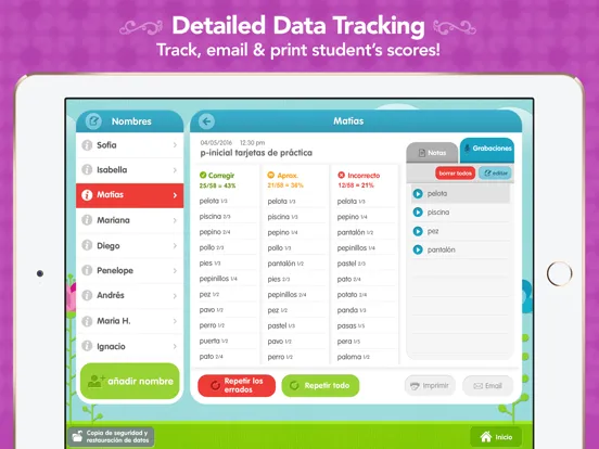 Скриншоты Articulation Station Pro Es iPad 