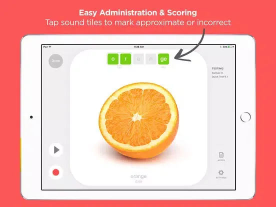 Articulation Test Center iPad  スクリーンショット