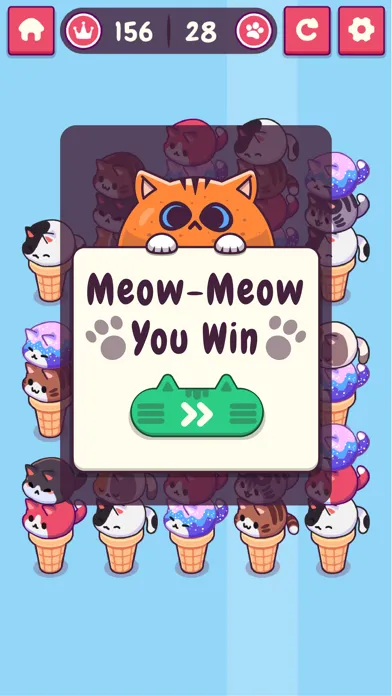 Cat Games For Cats: Sort Cats Screenshots
