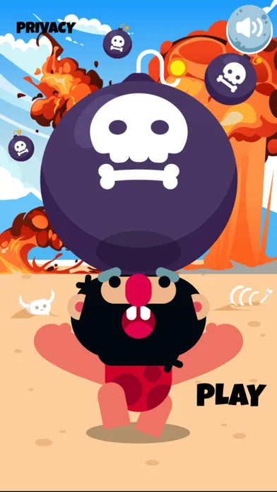 Survive Caveman adventure game سکرین شاٹس