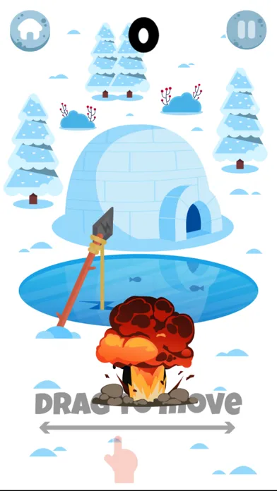 Survive Caveman adventure game سکرین شاٹس