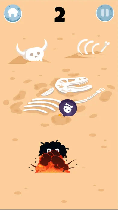 Survive Caveman adventure game سکرین شاٹس